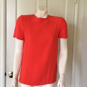 & Other Stories red / orange short sleeve top